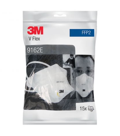 3M 9162E FFP2 Ventilli Maske 15'li